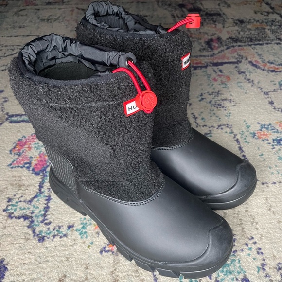 Hunter Wanderer Sherpa Snow Boot US size 3 - Picture 1 of 6
